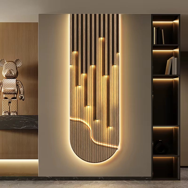 Modern Luxury LED Wall Lamp – Abstract Crystal Ceramic Mural Light for Living Room, Corridor, and Home Décor