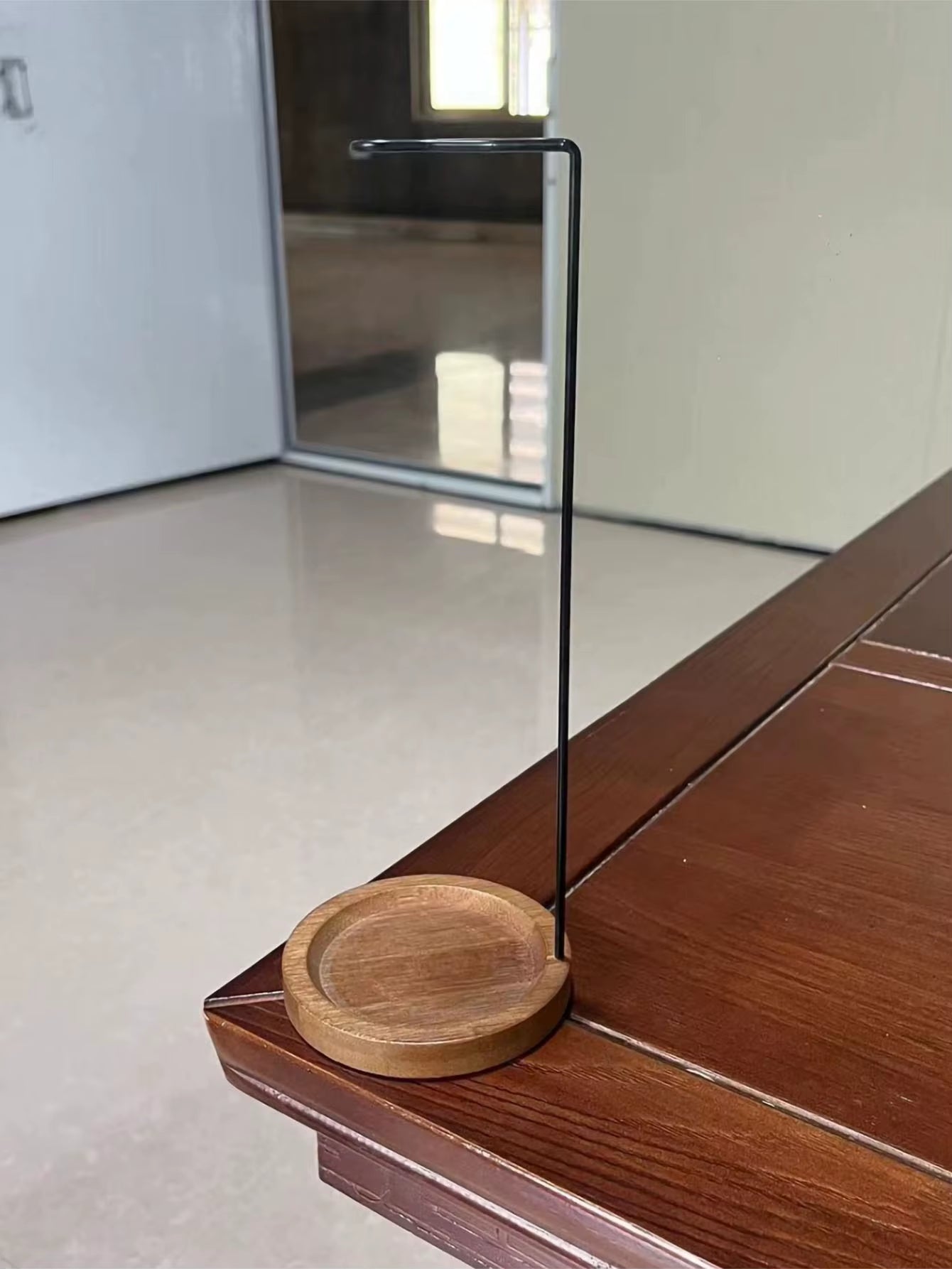 Upside-Down Wooden Incense Burner – Round Incense Stick Holder & Home Yoga Decor