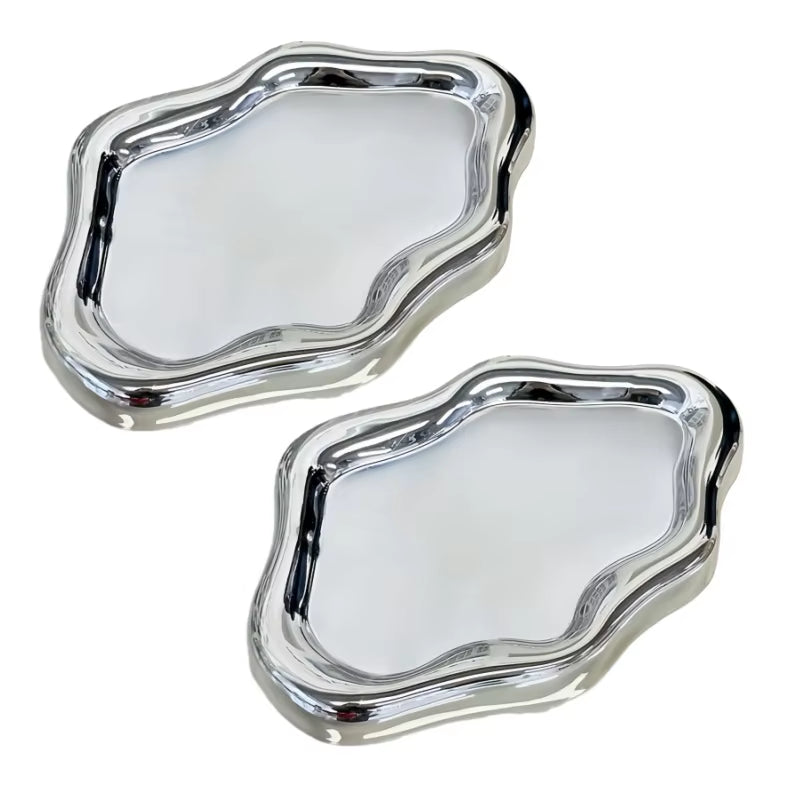 Cloud-Shaped Jewelry Tray – Decorative Vanity Plate for Rings, Earrings & Bracelets