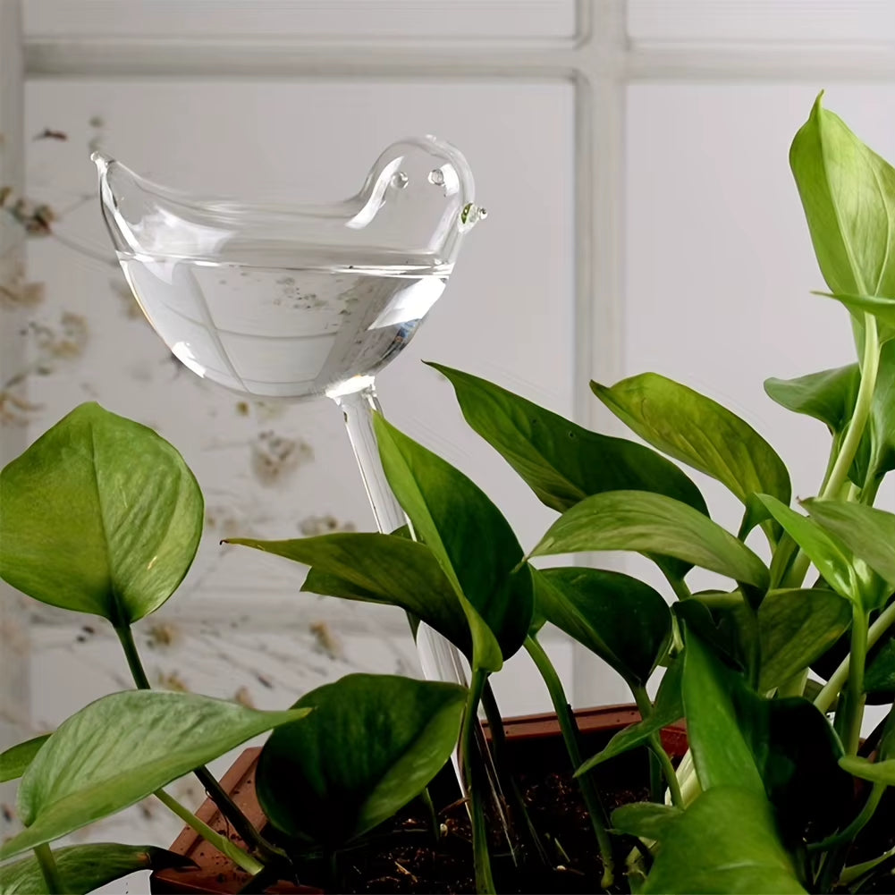 5-Pack Bird-Shaped Self-Watering Globes – Automatic Flower Watering & Garden Drip Device