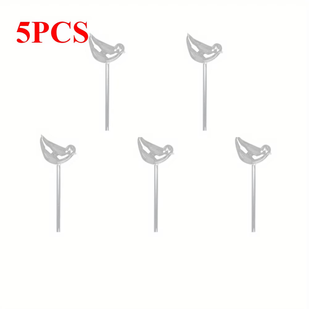 5-Pack Bird-Shaped Self-Watering Globes – Automatic Flower Watering & Garden Drip Device