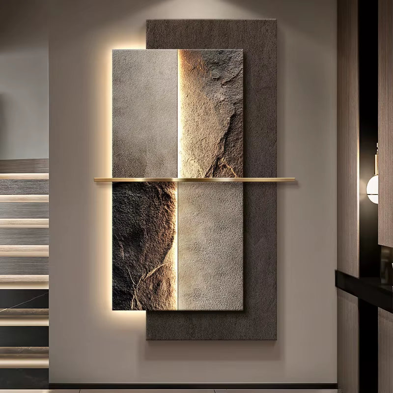 Modern LED Crystal Porcelain Luxury Wall Lamp – Flat Mural Light for Living Room, Corridor, Hallway, and Home Décor