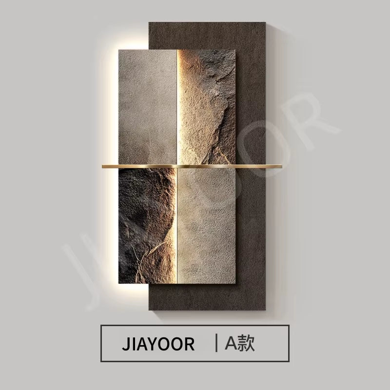 Modern LED Crystal Porcelain Luxury Wall Lamp – Flat Mural Light for Living Room, Corridor, Hallway, and Home Décor