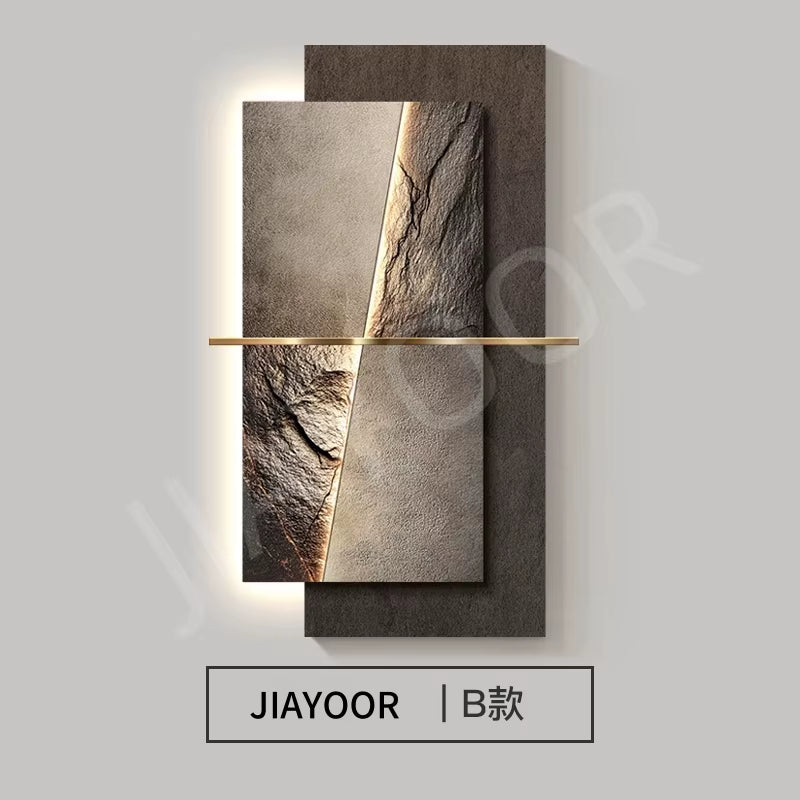 Modern LED Crystal Porcelain Luxury Wall Lamp – Flat Mural Light for Living Room, Corridor, Hallway, and Home Décor