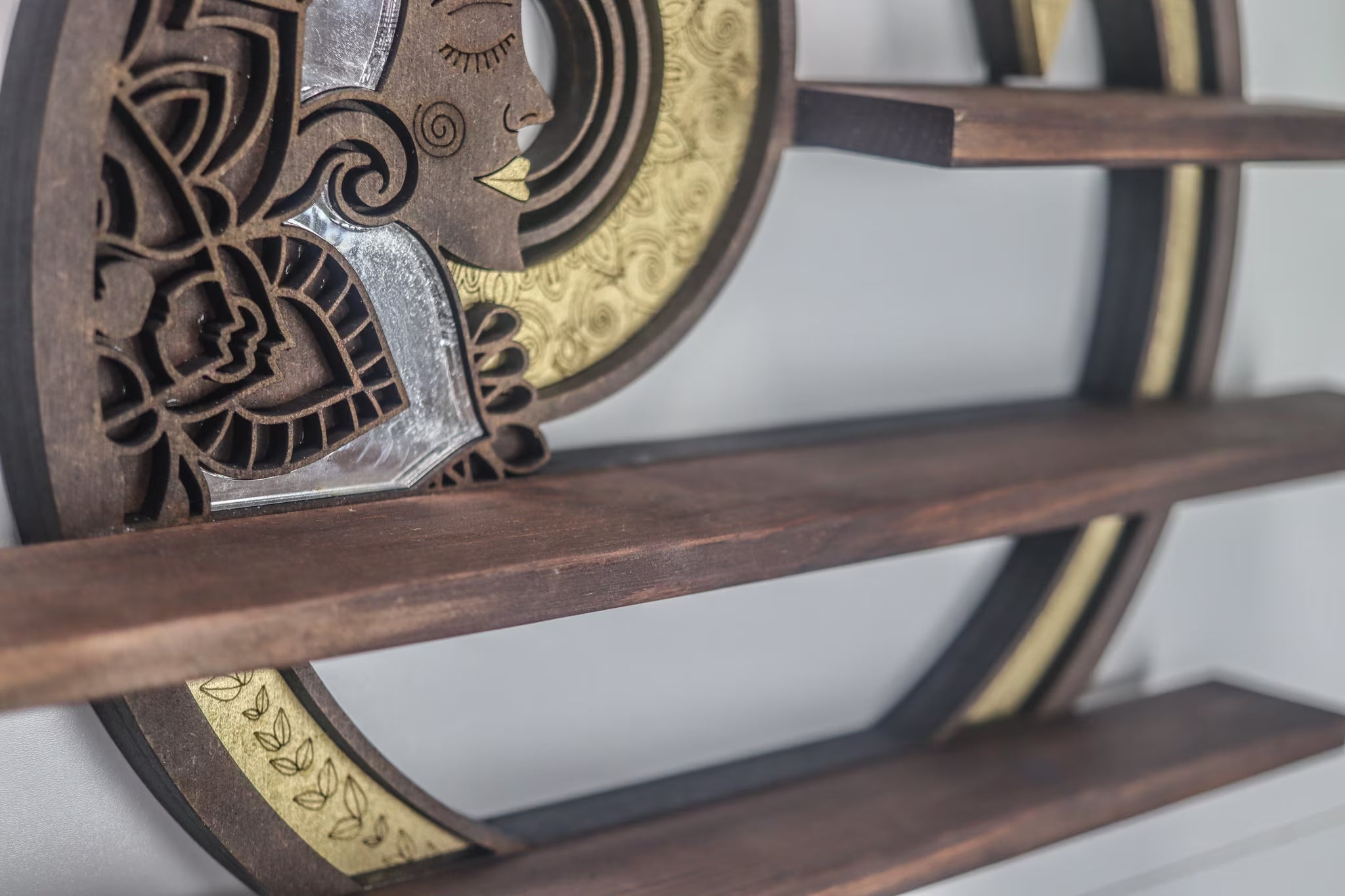 Coppermoon Sun & Moon Spiritual Wall Art – Handmade Celestial Decor for Meditation & Altar Spaces