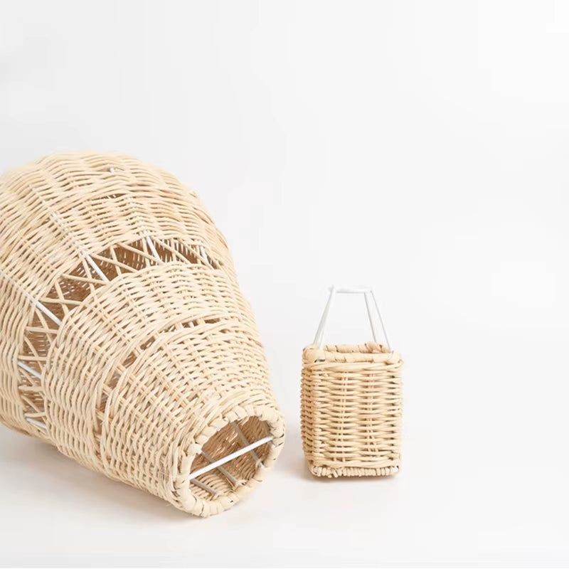 Handmade Rattan Hot Air Balloon – Nordic Wall Hanging & Kids Room Decoration