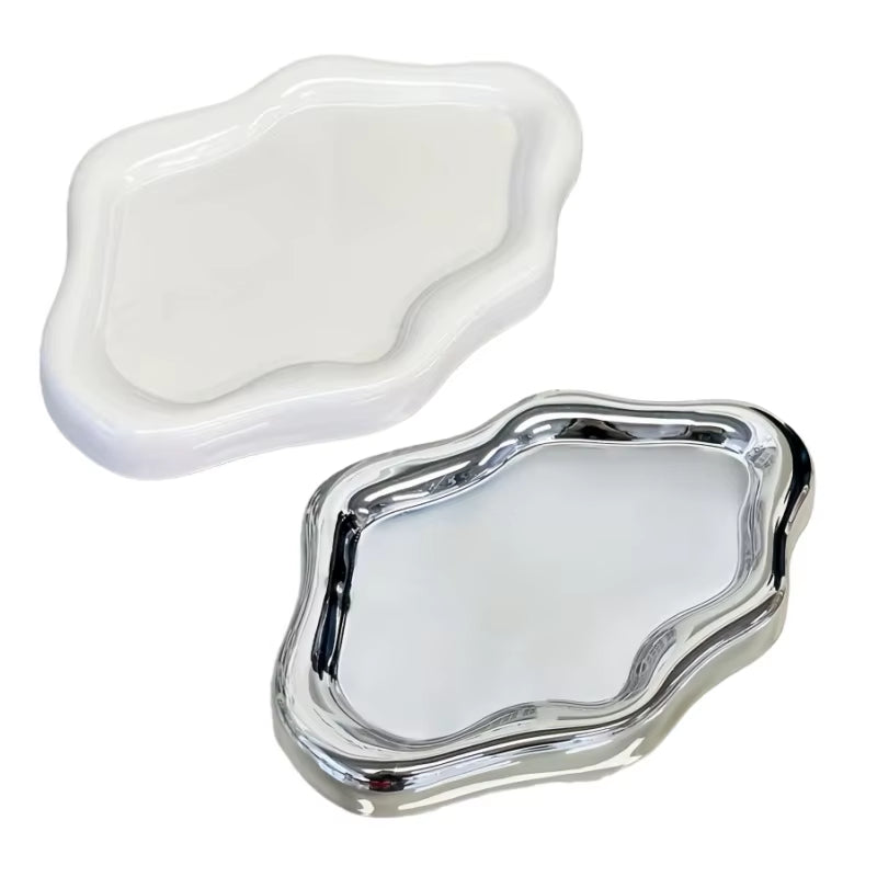 Cloud-Shaped Jewelry Tray – Decorative Vanity Plate for Rings, Earrings & Bracelets